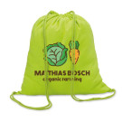 Mochila de algodón con cuerdas