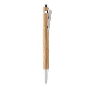 Bolígrafo de bambú y metal