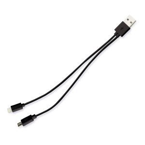 Cable cargador con doble | Cable usb dúo 2