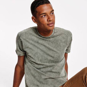 Camiseta efecto jeans para hombre HUSKY | Camiseta vaquera 2