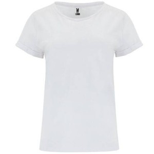 Camiseta con dobladillo Blanca