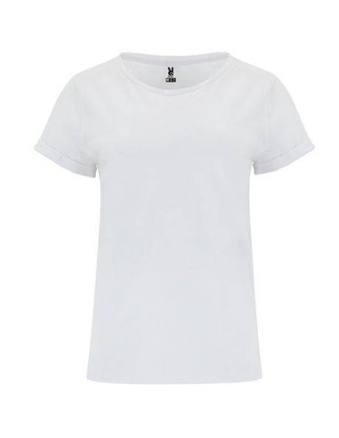 Camiseta con dobladillo Blanca