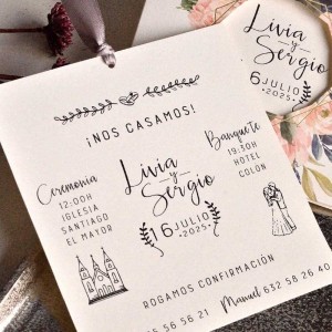 Invitación de boda floral | Colección de bodas 2020 2