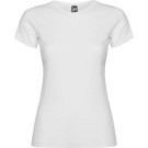 Camiseta entallada de mujer blanca