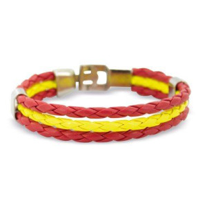 Pulsera con la bandera de España | Pulsera trenzada España 2