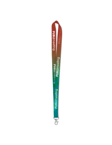 Lanyard 20 mm de sublimación dos caras