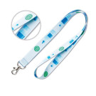 Lanyard de RPET 15 mm con sublimación 2 caras