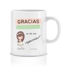 Taza de comunión personalizada para niña