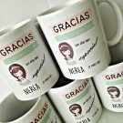 Taza de comunión personalizada para niña