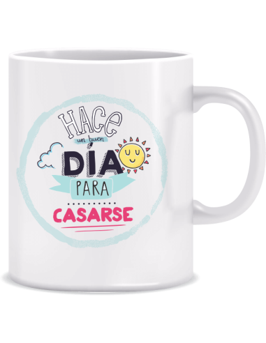 Taza de boda personalizada