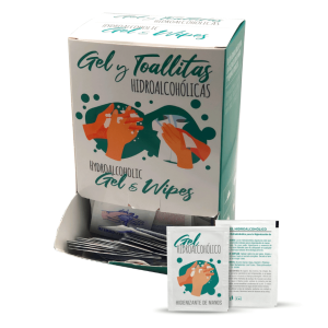 Caja 25 Sobres de Gel Hidroalcohólico | COVID-19