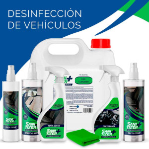 Productos desinfectantes para vehículos