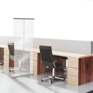 Mampara para Oficina Antivirus | Banner Transparente 2