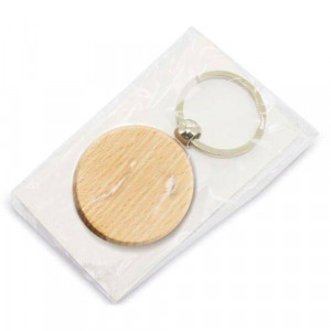Llavero de madera circular | Llaveros Originales 2