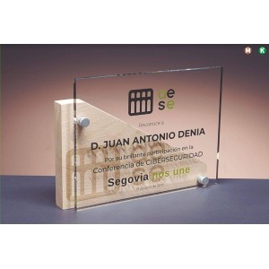 Placa conmemorativa personalizada