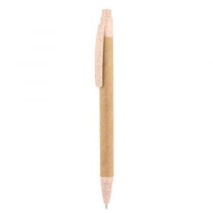 Bolígrafo de cartón y fibra de trigo