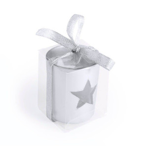 Vela de navidad con estrella