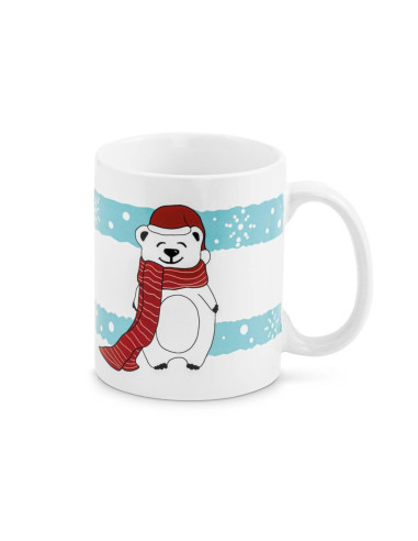 Taza de Navidad con Osito | Tazas Personalizadas