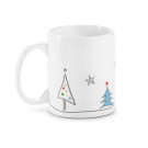 Taza de Navidad con trineo