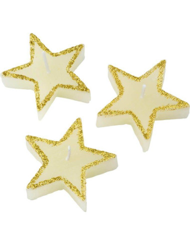 Set de velas de estrellas