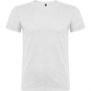 Camiseta de algodón Beagle blanca
