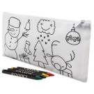 Estuche navideño para colorear