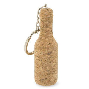 Llavero de Corcho con Forma de Botella 2