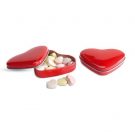 Caja de caramelos con corazones