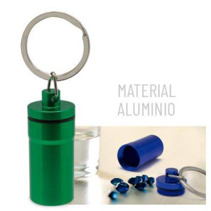 Llavero Pastillero de Aluminio | Pastillero Personalizado 2