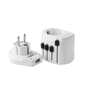 Adaptador de viaje de 3 polos