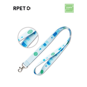 Lanyard de RPET 15 mm con sublimación 2 caras