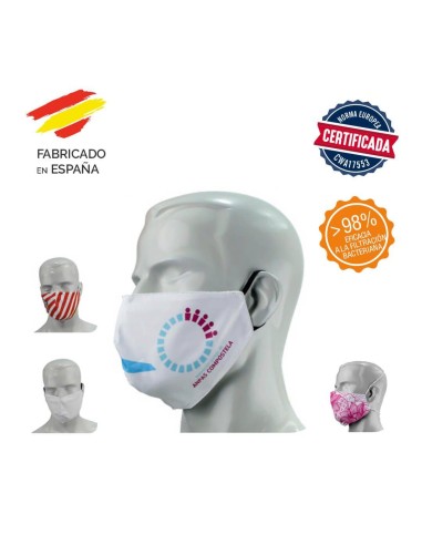 Mascarilla certificada personalizada