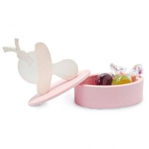 Cajita Chupete de Madera | Regalos para Bautizo 2
