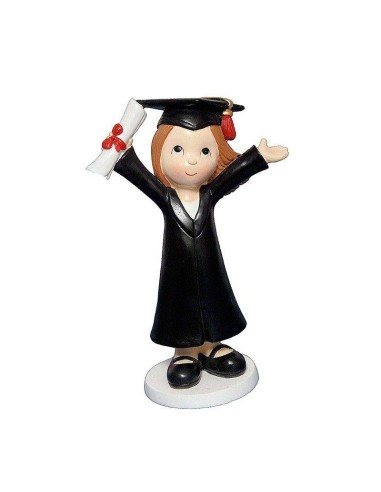 Figura Niña Graduada | para graduaciones