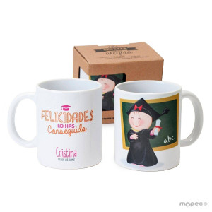 Taza cerámica de graduada