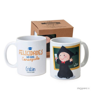 Taza cerámica de graduado