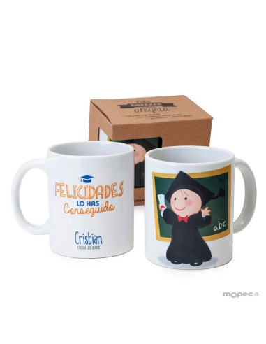 Taza cerámica de graduado