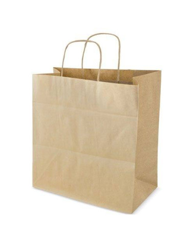 Bolsa de papel reciclado XL | Bolsa de papel para FAST FOOD