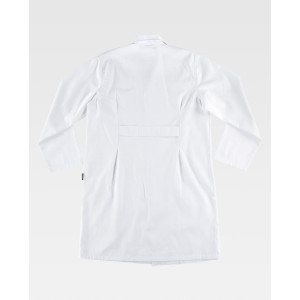 Bata Sanitaria con Velcro | Batas Laborales Blancas 2