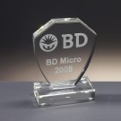 Mini Trofeo Escudo de Cristal | Trofeos y Premios Deportivos