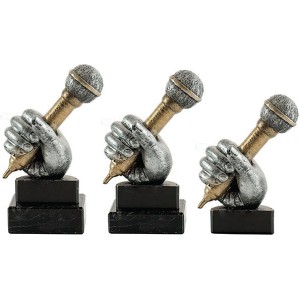 Trofeo con Micrófono | Premios para Karaoke 2