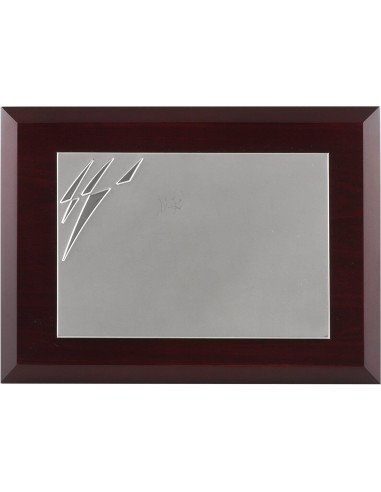 Placas Conmemorativas Madera Dorada