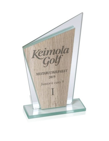 Placa de Cristal y Madera | Placas de Madera y Espejo