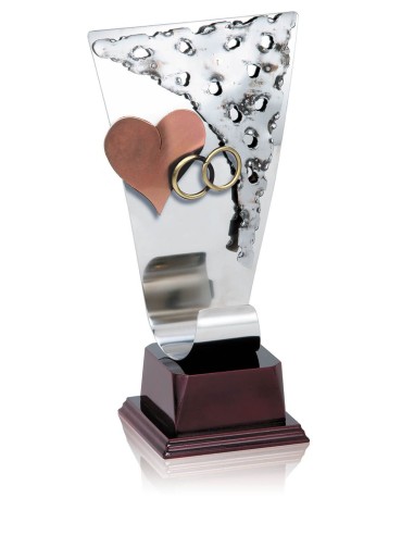 Trofeo con Anillos de Boda | Regalos de Aniversario