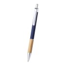 Bolígrafo metalizado con bambú