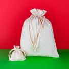 Saco de Algodón 27 x 35 cm | Bolsa de Algodón Personalizada
