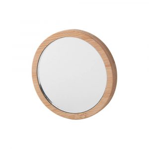 Espejo de madera de bambú