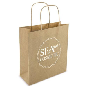 Bolsa de papel reciclado 22 x 23 x 10 cm | Bolsa ecológica 2