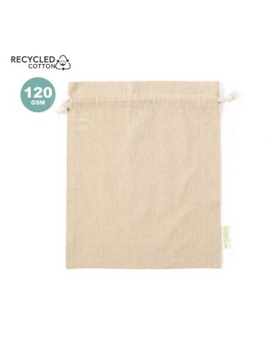Bolsa de algodón reciclado 120 gr/m2