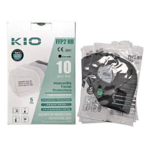 Mascarilla FFP2 negra con Certificado CE 2